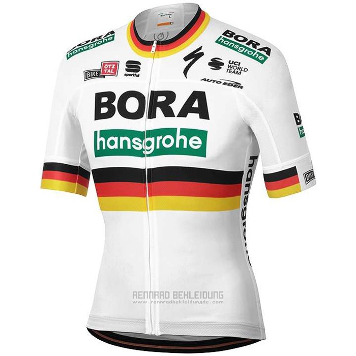 2020 Fahrradbekleidung Bora Champion Deutschland Trikot Kurzarm und Tragerhose